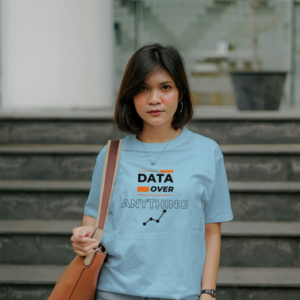 Data Over Anything FEMALE Sky Blue