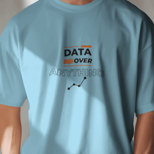 Data Over Anything Sky Blue