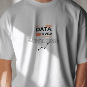 Data Over Anything White