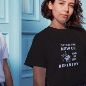 Data is the New Oil Coffee Brown