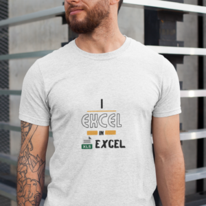 I Excel in Excel – Premium Men’s T-Shirt for Data Analysts & Excel Enthusiasts