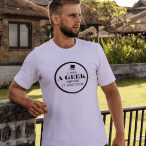 I Was A Geek Baby Pink