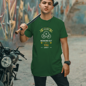 Just Keep Working Out untill You Love It Bottle Green