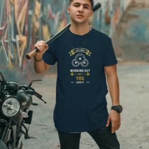 Home 5 Just Keep Working Out Until You Love It – Men’s Gym T-Shirt