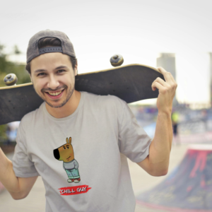 Just a Chill Guy Grey Melange