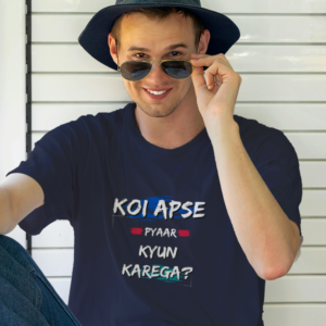 Koi Apse Pyar Kyu Karega Navy Blue