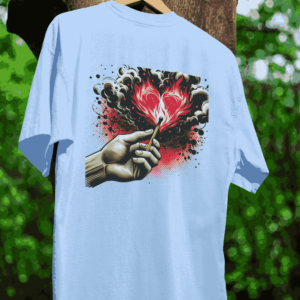 Lit with Love - Unisex Oversized T-Shirt