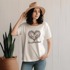 Love Grows Here White