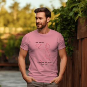 Love Means Carrying Her Heart With Me Flamingo