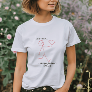 Love Means Carrying His Heart With Me Baby Pink