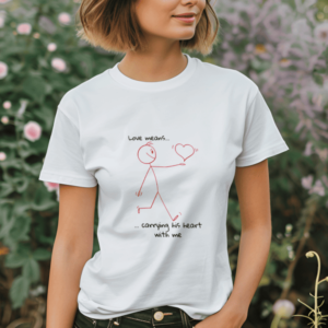 Love Means Carrying His Heart With Me White