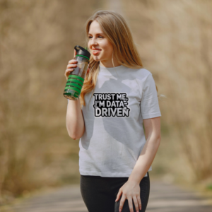 Trust Me Im Data Driven FEMALE Grey Melange
