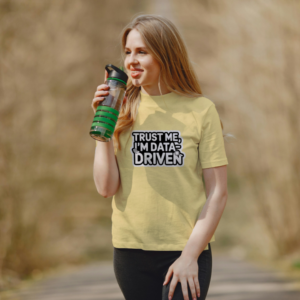 Trust Me Im Data Driven FEMALE Yellow