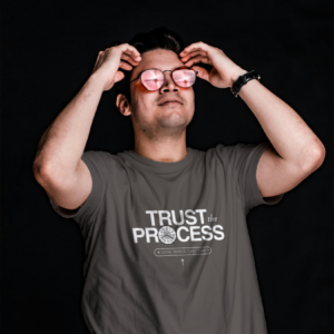 Trust the Process Charcol Melange