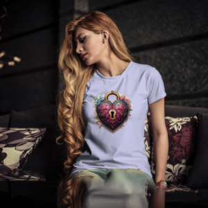 Unlock My Heart - Valentine’s Day Women’s T-Shirt